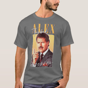 Alex Trebek Retro ästhetisches Lüfterdesign T-Shirt