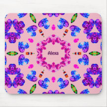ALEXA ~ Glittering Herzmuster ~ Personalisiert ~