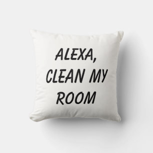 Alexa, saubere mein Zimmer, mach mein Bett Kissen