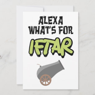 Alexa Was ist für Iftar Ramadan Lustiger Meme  Feiertagskarte
