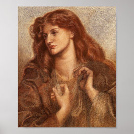 Alexa Wilding (elegante junge Dame mit rotem Haar) Poster