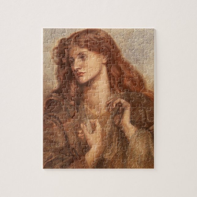 Alexa Wilding (elegante junge Dame mit rotem Haar) Puzzle (Vertikal)