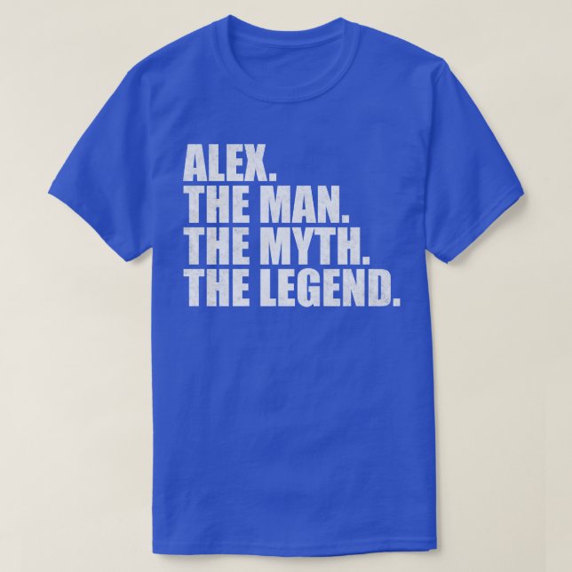 AlexAlex Name Alex Vorname T-Shirt (Design vorne)