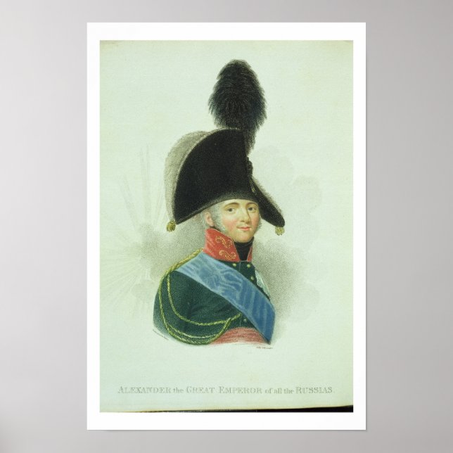 Alexander (1777-1825) der Große Kaiser aller Poster (Vorne)