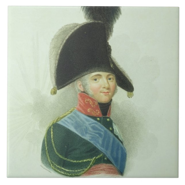 Alexander (1777-1825) der große Kaiser ganzem von Fliese (Vorderseite)