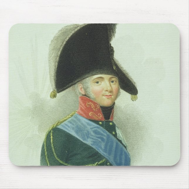 Alexander (1777-1825) der große Kaiser ganzem von Mousepad (Vorne)