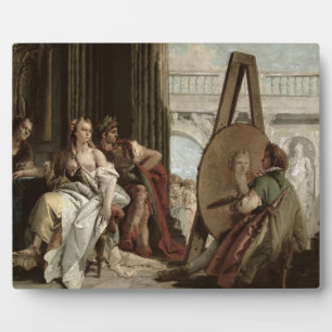 Alexander and Campaspe at the house of the painter Fotoplatte