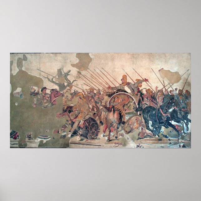 Alexander bei Issus Poster (Vorne)