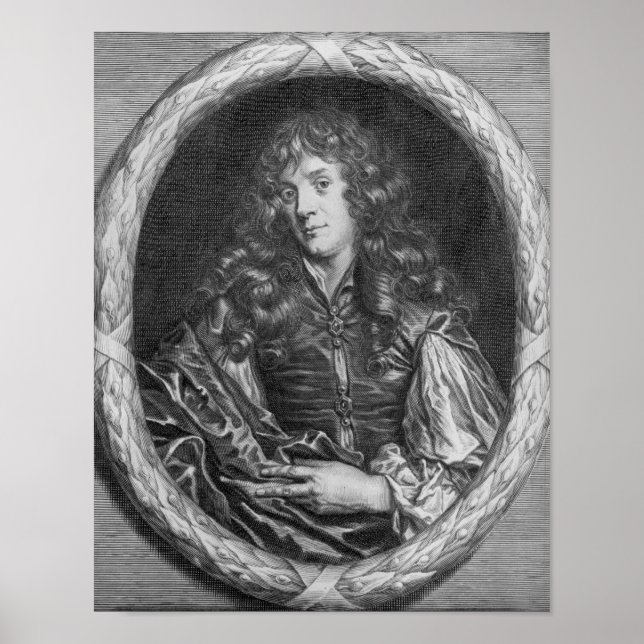 Alexander Browne, Gravur von Pieter de Jode Poster (Vorne)