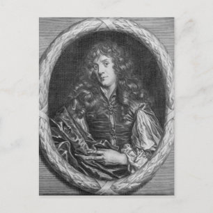 Alexander Browne, Gravur von Pieter de Jode Postkarte