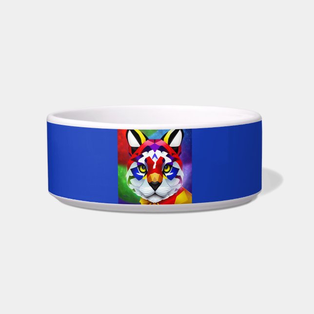Alexander Cat Blue Medium Heimtierschüssel Napf (Vorderseite)