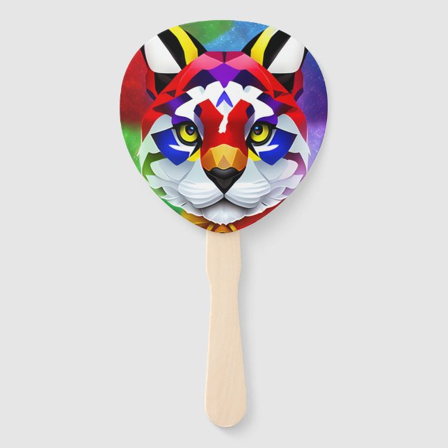 Alexander Cat Paddle-Fans Fächer (Vorderseite)