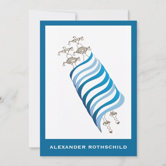 Alexander Chanoch Einladung (Vorderseite)