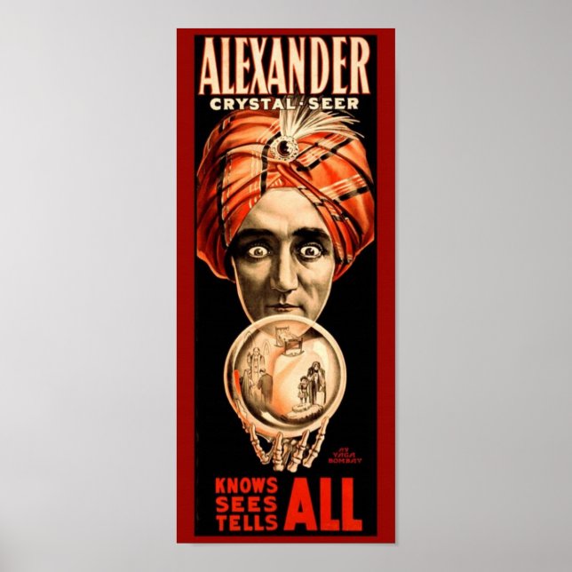 Alexander Crystal Seer Magic Poster (Vorne)