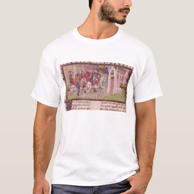 Alexander das große verlassende Macedon T-Shirt (Vorderseite)