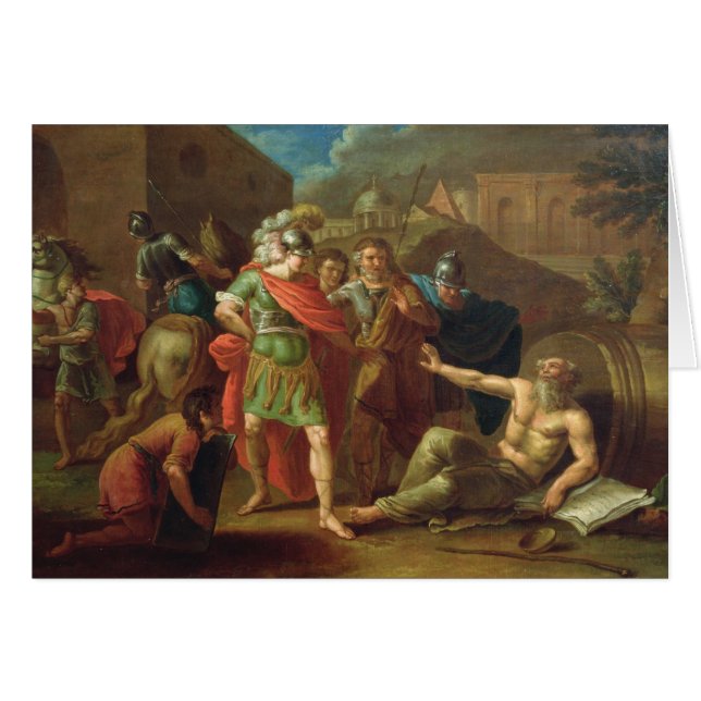 Alexander der Große-Besuche Diogenes in Korinth (Vorderseite (Horizontal))