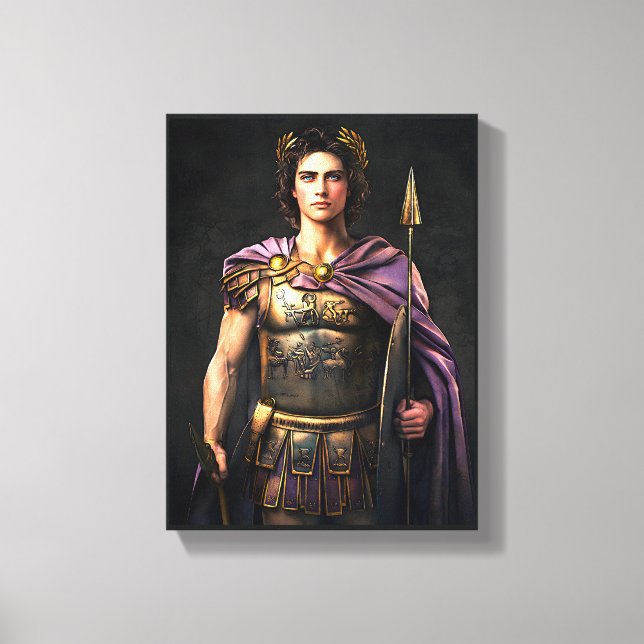 "Alexander der Große" - Eroberer des Empires Leinwanddruck (Vorderseite)