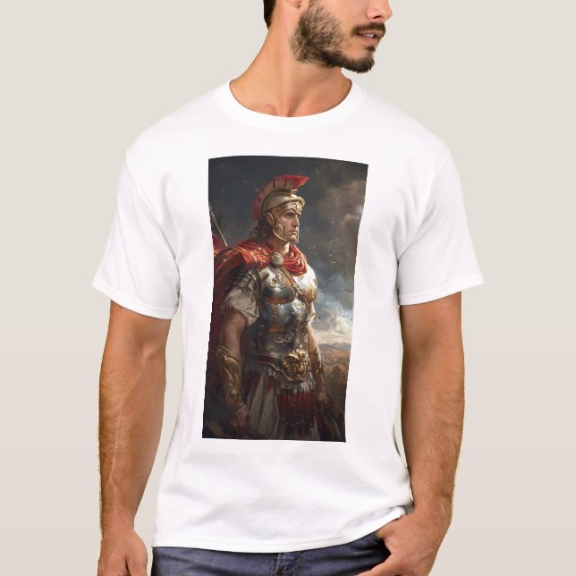Alexander der Große im T - Shirt der Schlacht (Vorderseite)