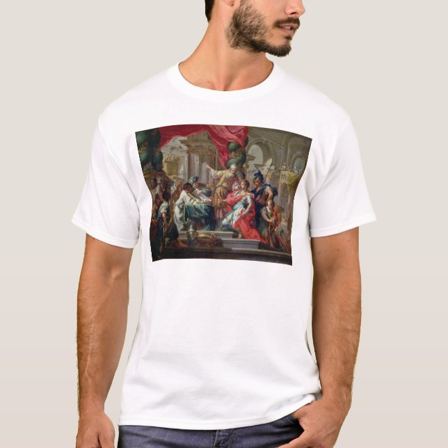 Alexander der Große im Tempel von Jerusalem T-Shirt (Vorderseite)