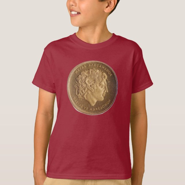 Alexander der Große, König von Macedonians T-Shirt (Vorderseite)