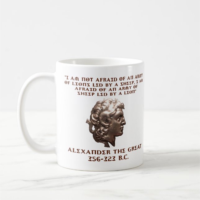 Alexander der Große Tasse (Links)