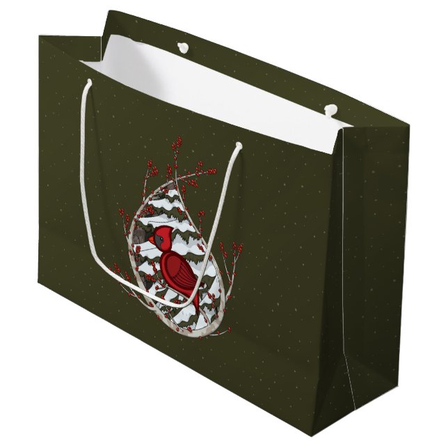 Alexander der Kardinal-Geschenktasche Große Geschenktüte (Vorderseite Schrägansicht)