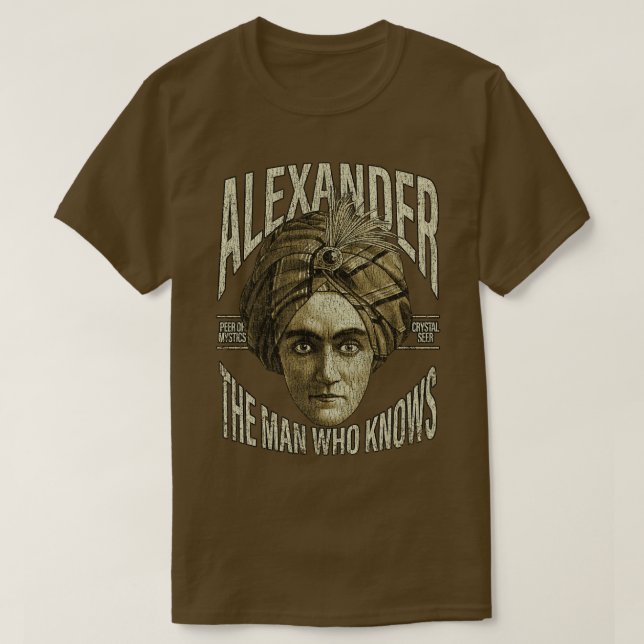 Alexander der Mann, der 1915 kennt T-Shirt (Design vorne)