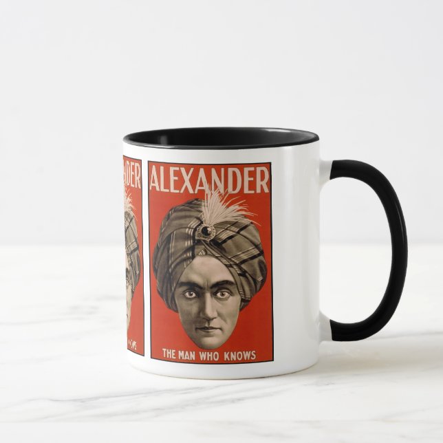 Alexander der Mann, der Magie kennt Tasse (Rechts)