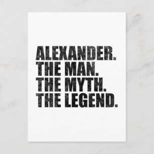Alexander Der Mann Der Mythos Die Legende Postkarte