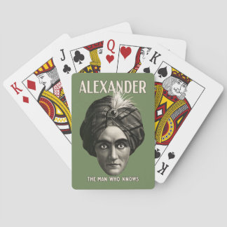Alexander - Der Mann, der weiß - Karten spielen Spielkarten