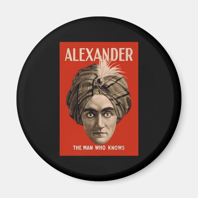 Alexander der Mann, der weiß Magnet (Vorne)