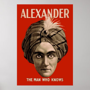 Alexander der Mann, der weiß Poster