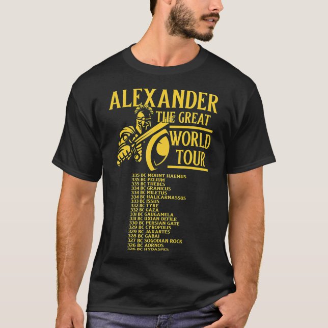 Alexander die Geschichte der Großen Weltreise  T-Shirt (Vorderseite)