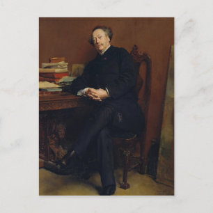 Alexander Dumas Fils 1877 Postkarte