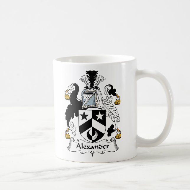 Alexander-Familienwappen Tasse (Rechts)