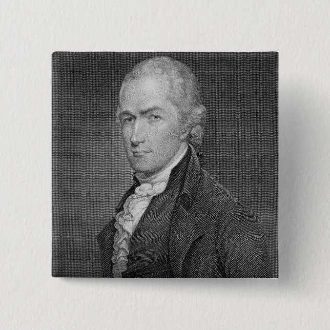 Alexander Hamilton (1757-1804) graviert von John Button (Vorderseite)