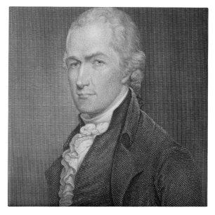 Alexander Hamilton (1757-1804) graviert von John Fliese