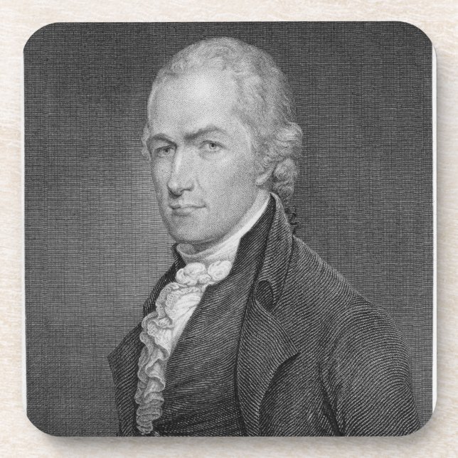 Alexander Hamilton (1757-1804) graviert von John Untersetzer (Vorderseite)