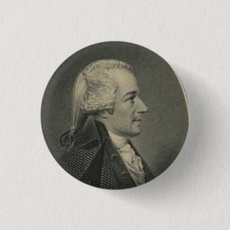 Alexander Hamilton, der Knopf graviert Button