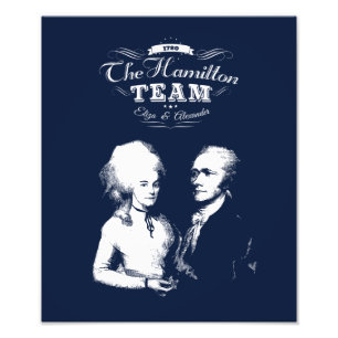 Alexander Hamilton, Eliza. Geschichte Geschenke. P Fotodruck