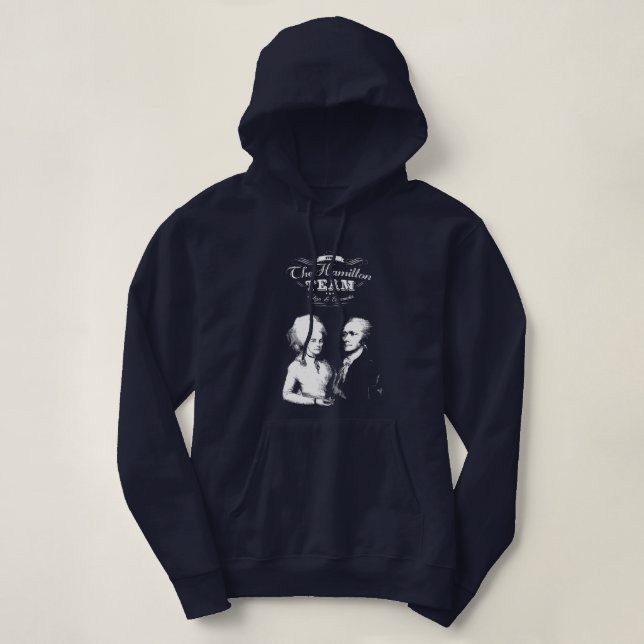 Alexander Hamilton, Eliza. Geschichtsgeschenke. Hoodie (Design vorne)