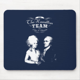 Alexander Hamilton, Eliza. Geschichtsgeschenke. Mousepad