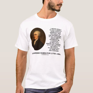 Alexander Hamilton erwarten nie perfektes T-Shirt