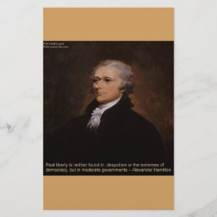 Alexander Hamilton Gifts Briefpapier