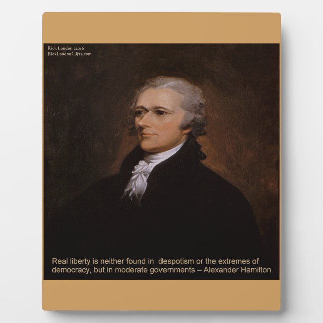 Alexander Hamilton Gifts Fotoplatte (Vorderseite)