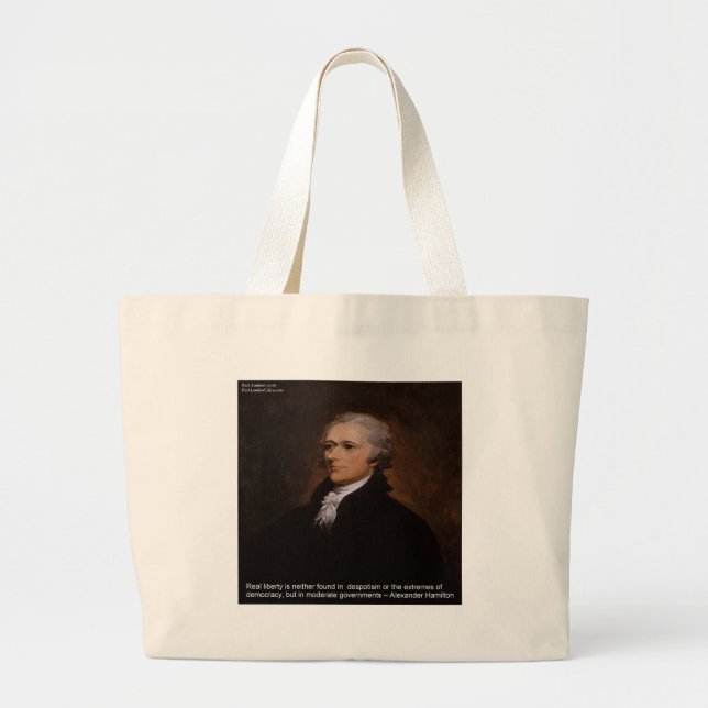 Alexander Hamilton Gifts Jumbo Stoffbeutel (Vorne)