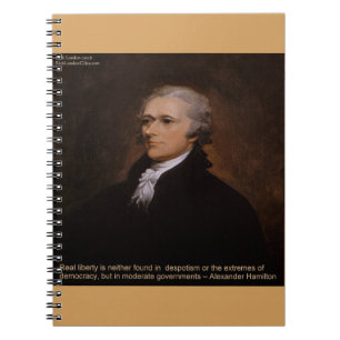 Alexander Hamilton Gifts Notizblock