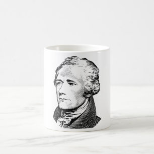 Alexander Hamilton - Gründervater-Grafik Kaffeetasse