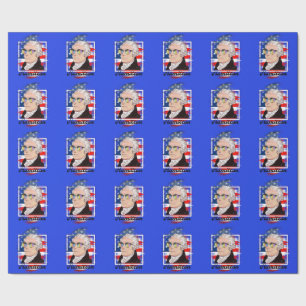 Alexander Hamilton in Farbtragenden Schatten Geschenkpapier