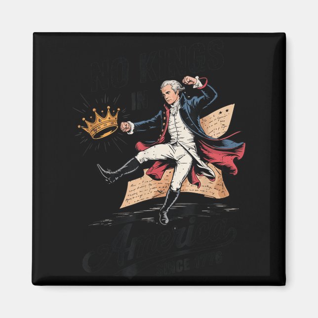 Alexander Hamilton Könige Amerika Lustig 4. Juli Magnet (Vorne)
